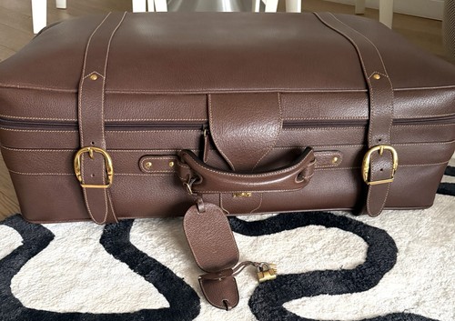 Gucci italie valise cuir - valise,