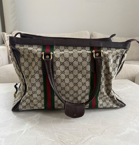 Borsa viaggio vintage gucci - borsa,
