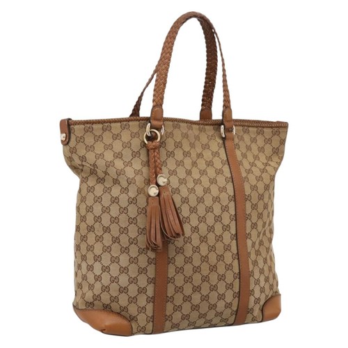 Gucci canvas tote bag - tote,