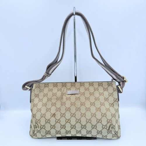 Borsa tracolla gucci tela - a, gg