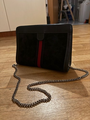 Borsa vintage gucci blu con - vintage,
