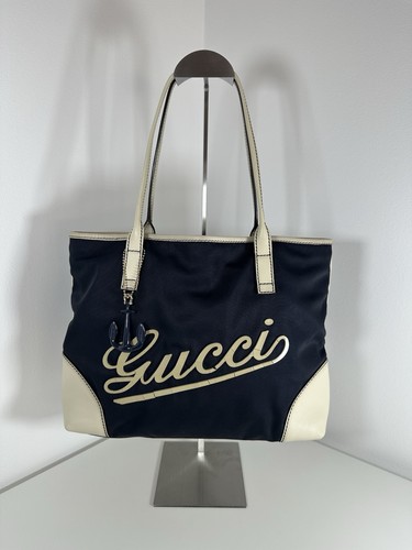 Borsa mano gucci vintage - gucci, blu