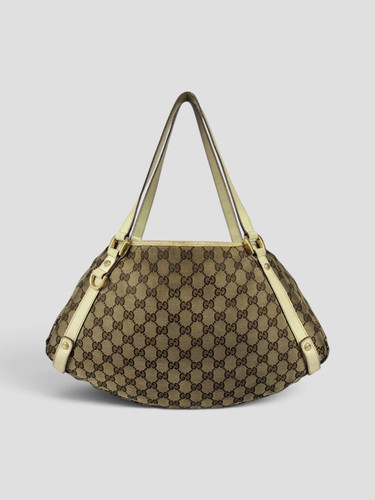 Gucci canvas abbey tote - gucci,