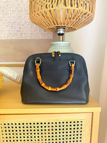 Gucci bambù nero - , pelle