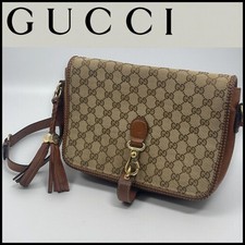 Borsa a tracolla Gucci GG tela